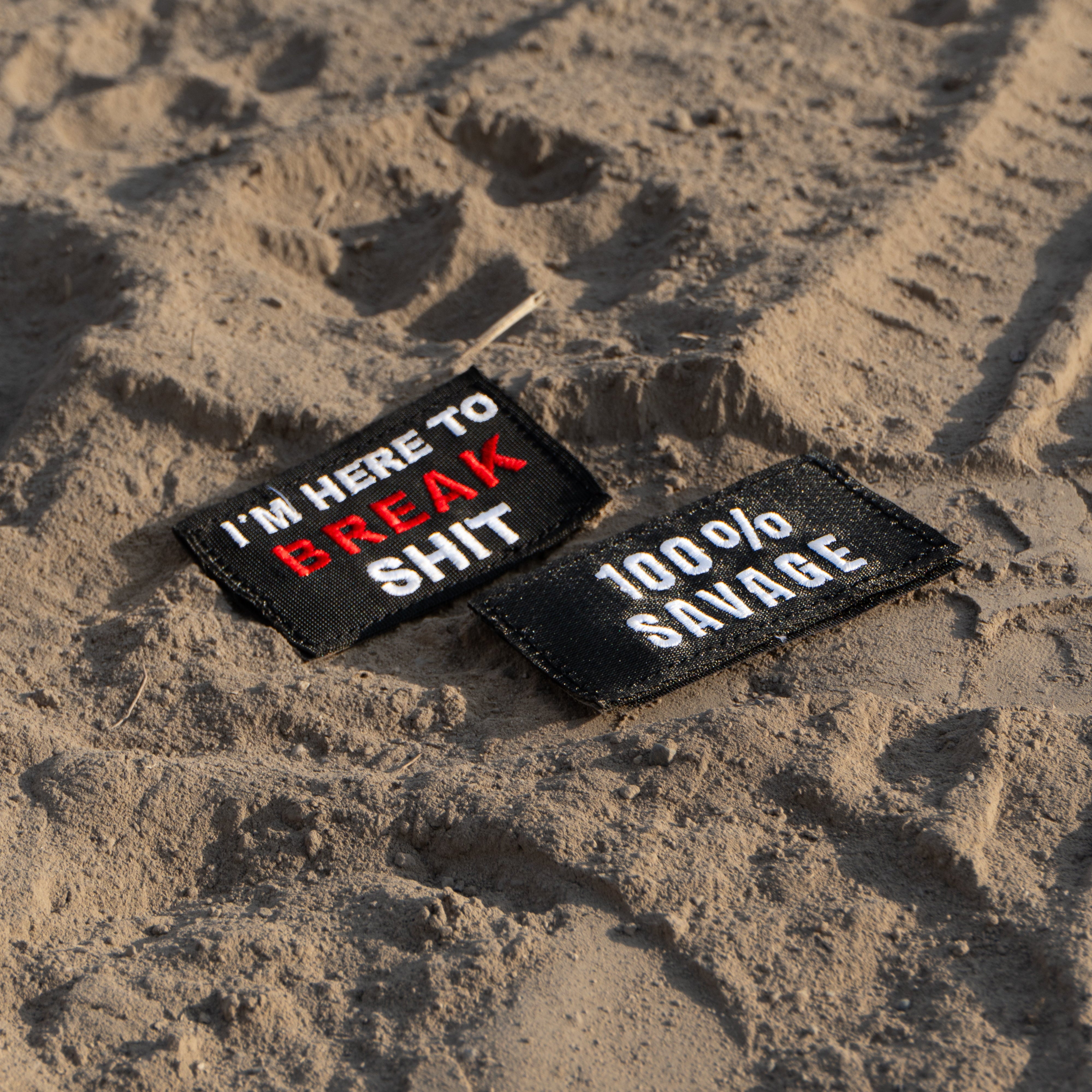 Parche `Here to break shit´